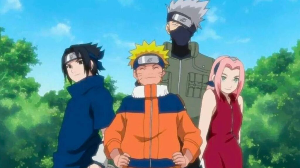 Naruto Anime Team 7 - Main Characters